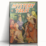 Vintage Magazine Cover Art – Mystery Tales Retro Print