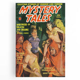 Vintage Magazine Cover Art – Mystery Tales Retro Print