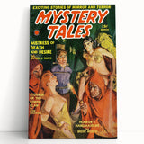 Vintage Magazine Cover Art – Mystery Tales Retro Print