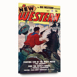 Vintage Magazine Cover Art – New Western Retro Print