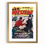 Vintage Magazine Cover Art – New Western Retro Print