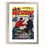 Vintage Magazine Cover Art – New Western Retro Print
