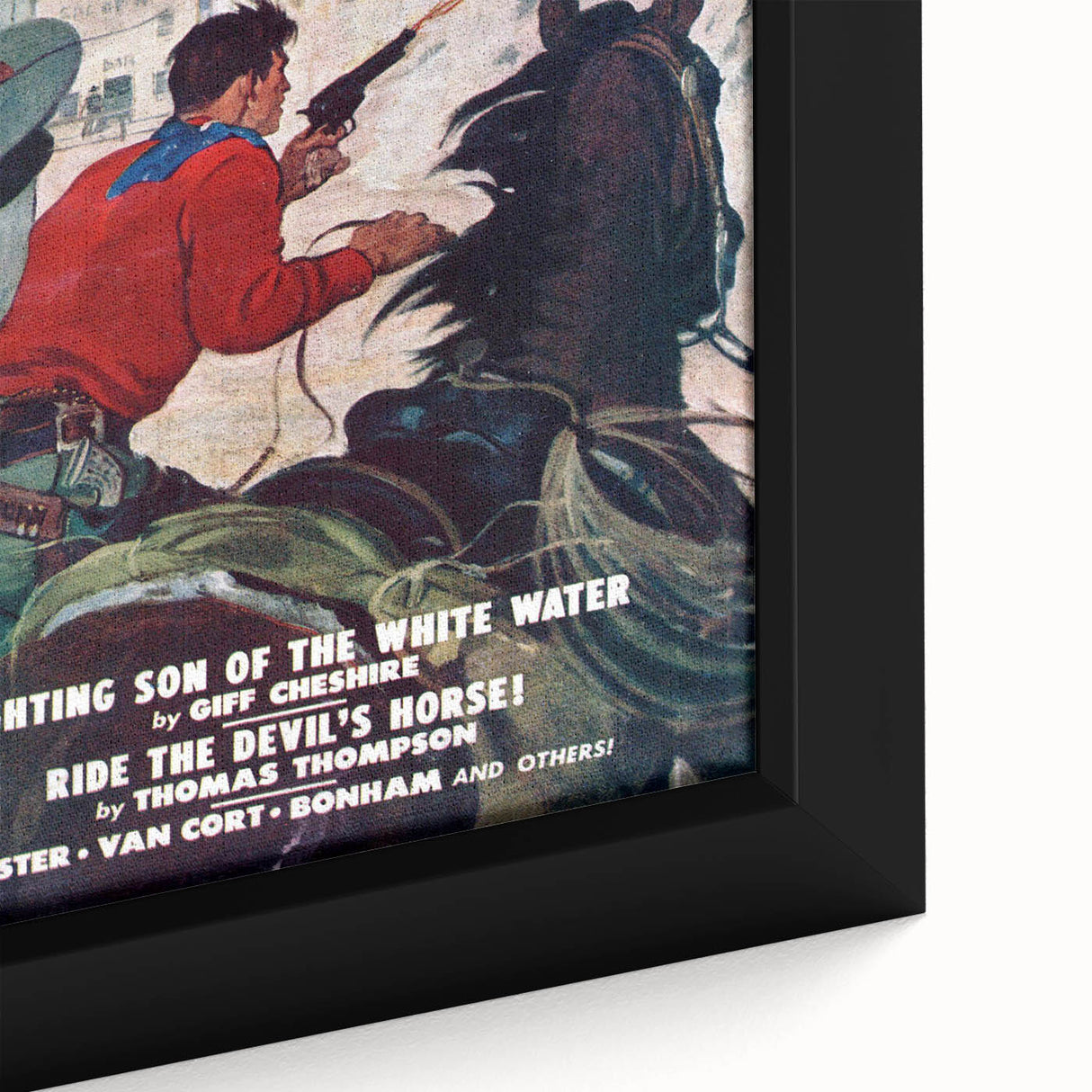 Vintage Magazine Cover Art – New Western Retro Print