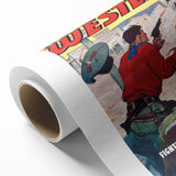 Vintage Magazine Cover Art – New Western Retro Print