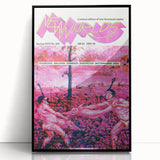 Vintage Magazine Cover Art – New Worlds Retro Print