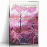 Vintage Magazine Cover Art – New Worlds Retro Print