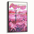 Vintage Magazine Cover Art – New Worlds Retro Print