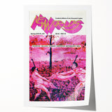 Vintage Magazine Cover Art – New Worlds Retro Print