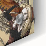 Vintage Magazine Cover Art - Retro Action Fantasy Magazine Print