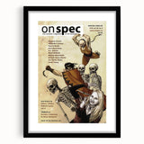 Vintage Magazine Cover Art - Retro Action Fantasy Magazine Print