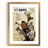 Vintage Magazine Cover Art - Retro Action Fantasy Magazine Print