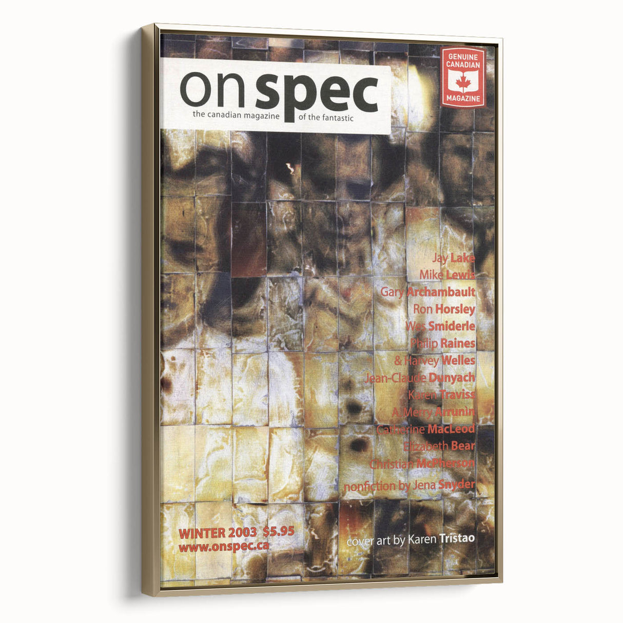 Vintage Magazine Cover Art - Retro Abstract Magazine Print