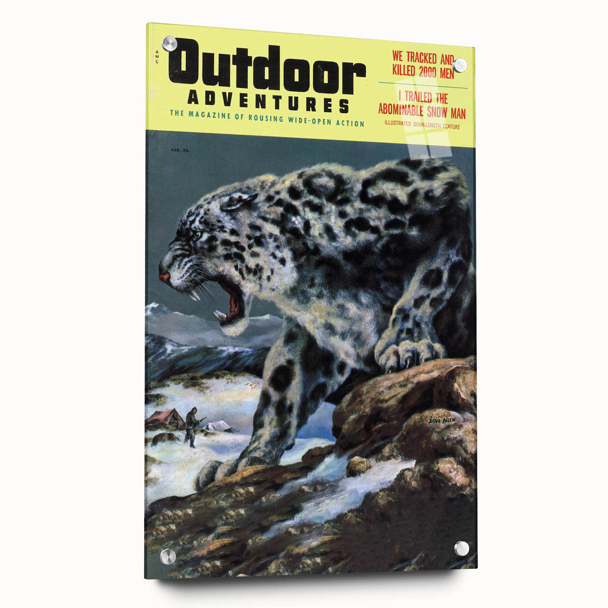 Vintage Magazine Cover Art - Retro Outdoor Adventure Magazine Print
