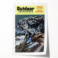 Vintage Magazine Cover Art - Retro Outdoor Adventure Magazine Print