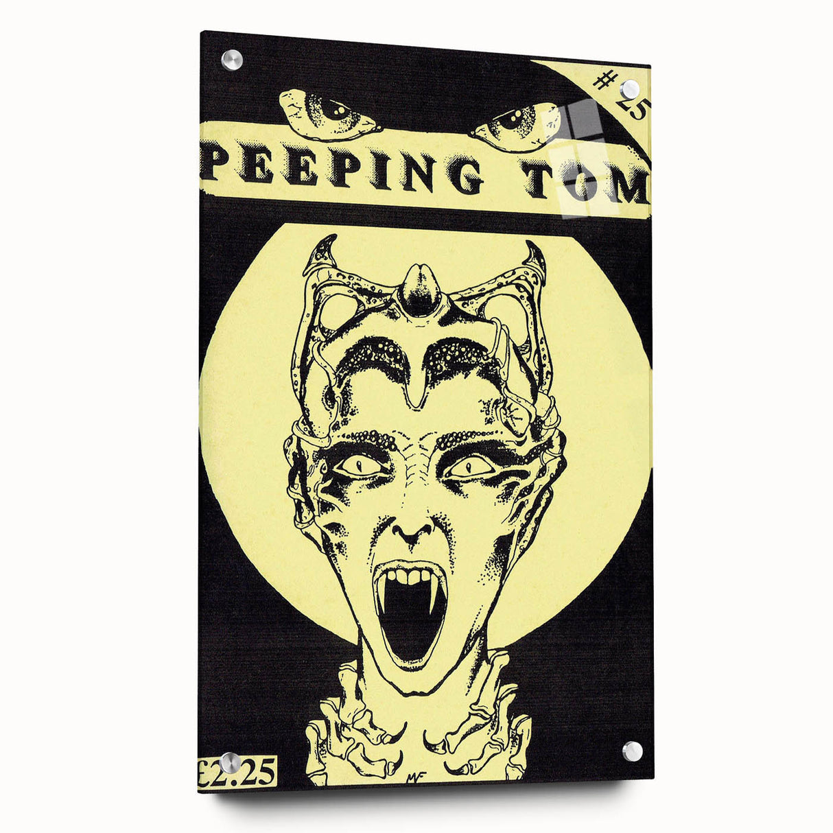 Vintage Magazine Cover Art - Retro Horror Comic Magazine Print