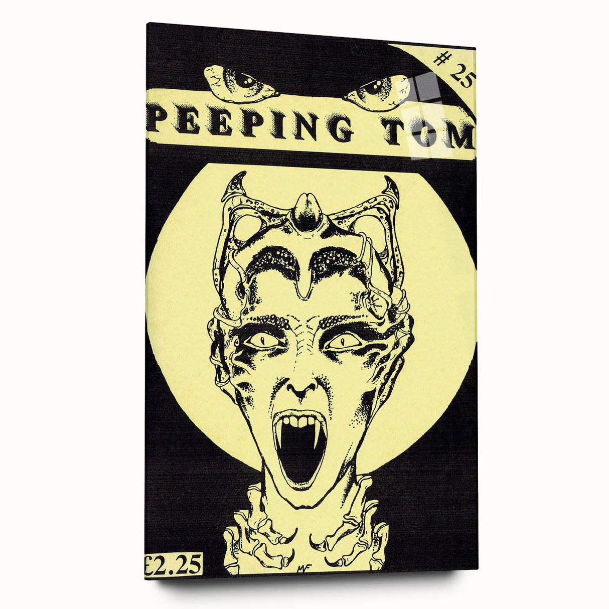 Vintage Magazine Cover Art - Retro Horror Comic Magazine Print