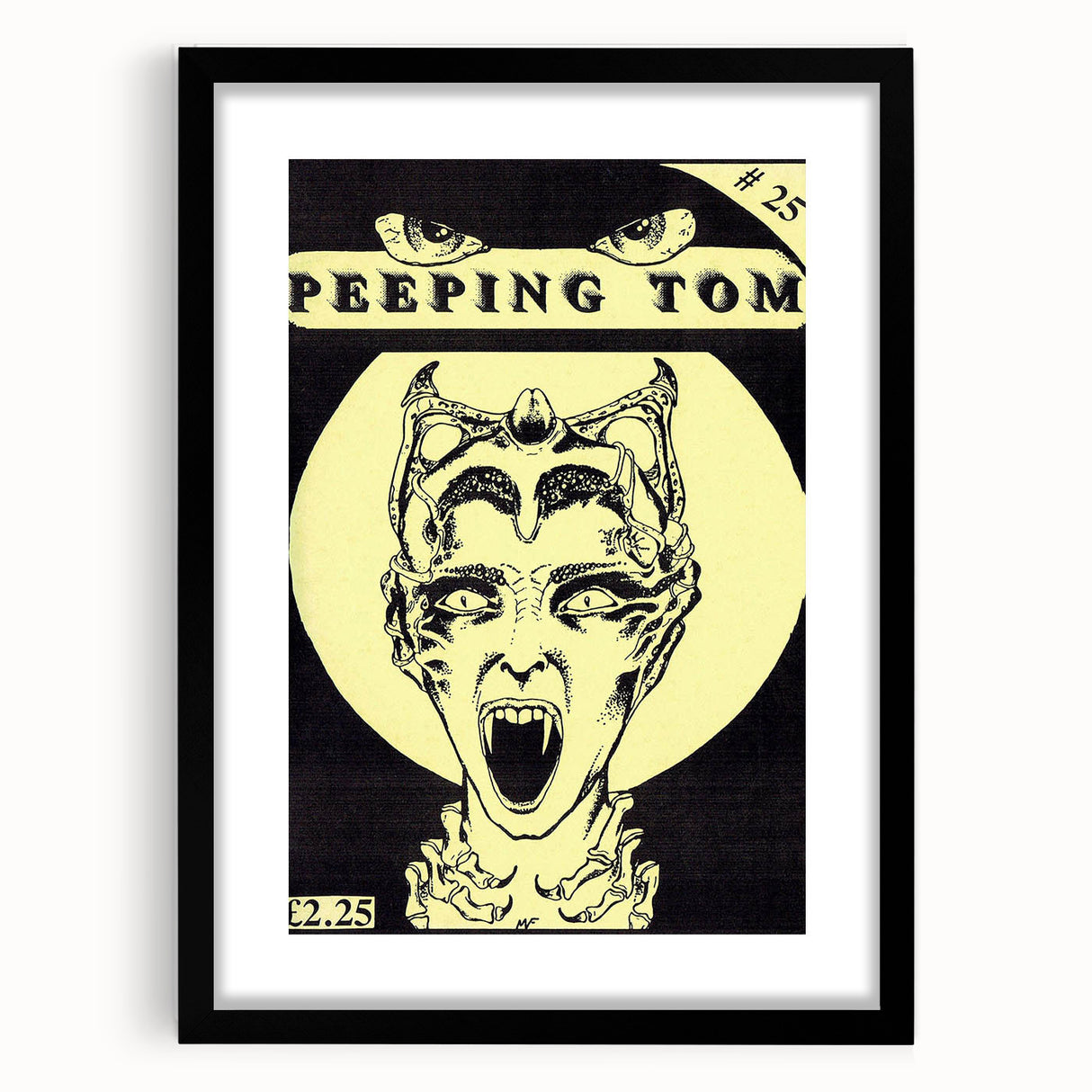 Vintage Magazine Cover Art - Retro Horror Comic Magazine Print