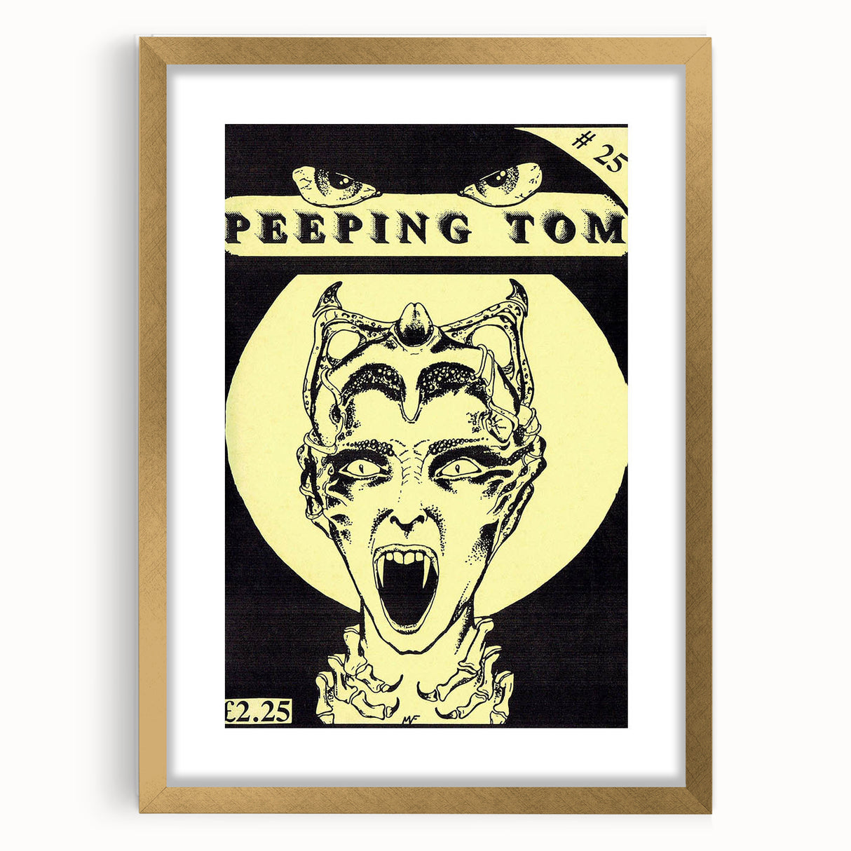 Vintage Magazine Cover Art - Retro Horror Comic Magazine Print