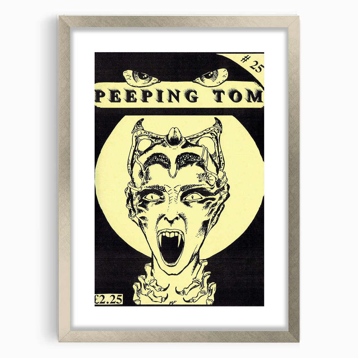 Vintage Magazine Cover Art - Retro Horror Comic Magazine Print