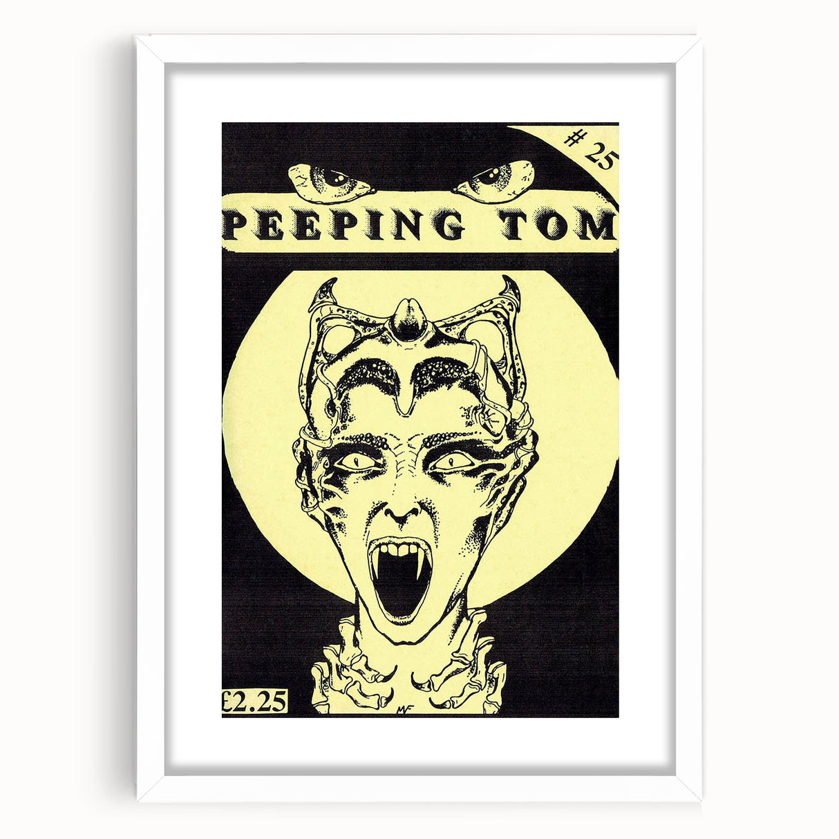 Vintage Magazine Cover Art - Retro Horror Comic Magazine Print