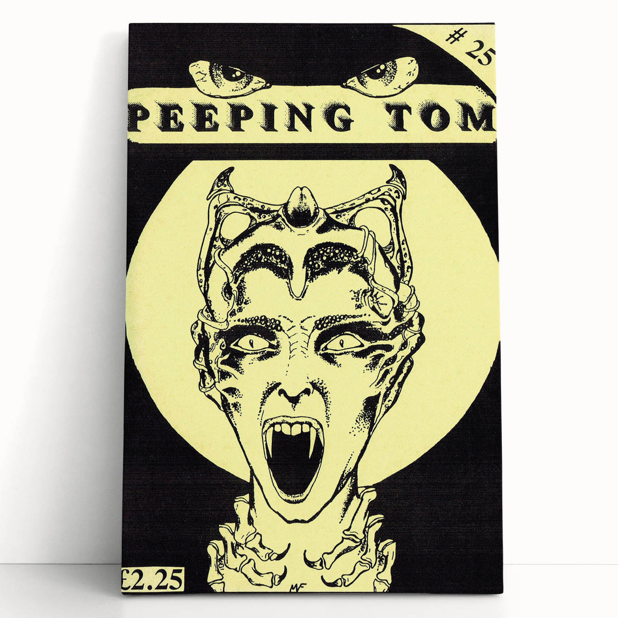 Vintage Magazine Cover Art - Retro Horror Comic Magazine Print