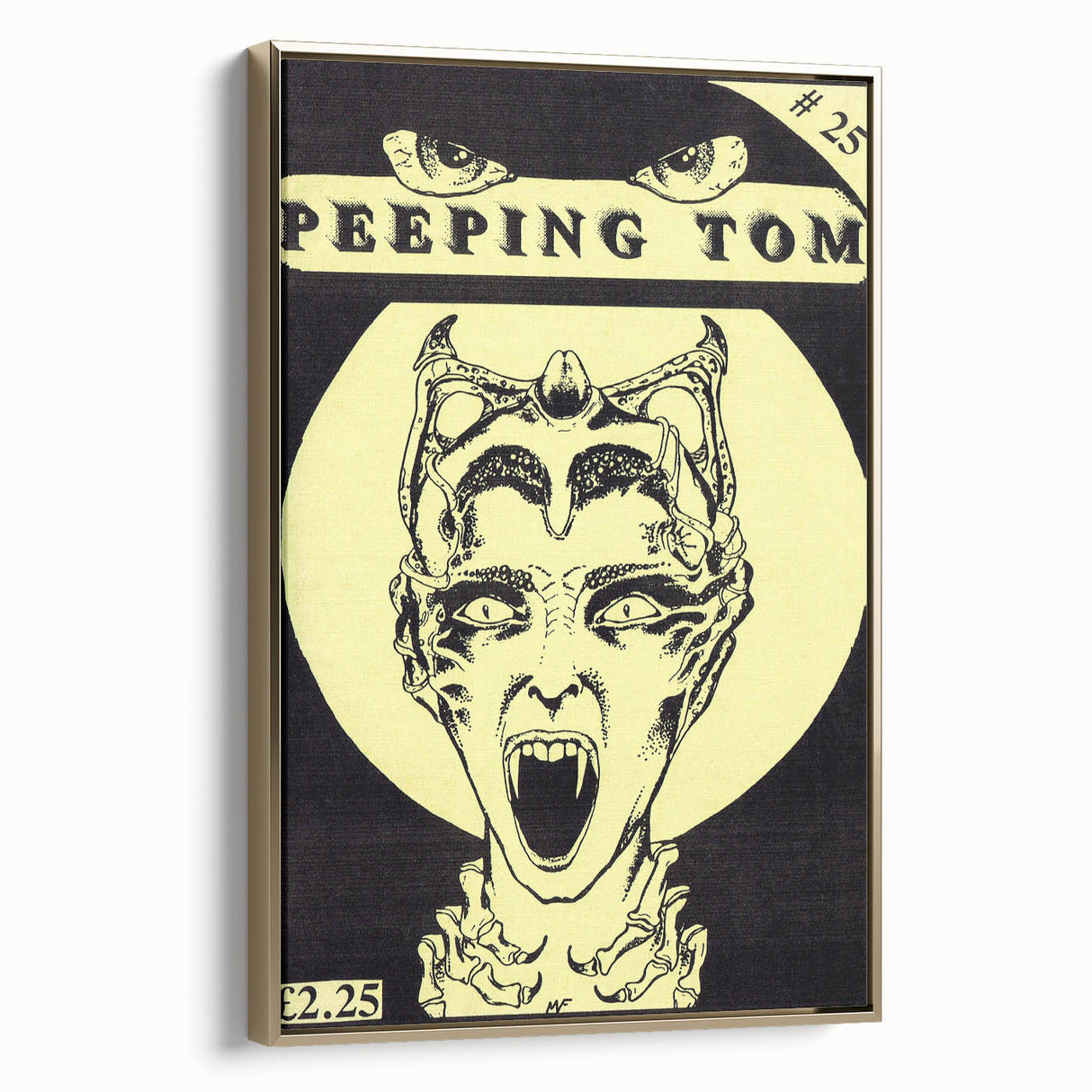 Vintage Magazine Cover Art - Retro Horror Comic Magazine Print