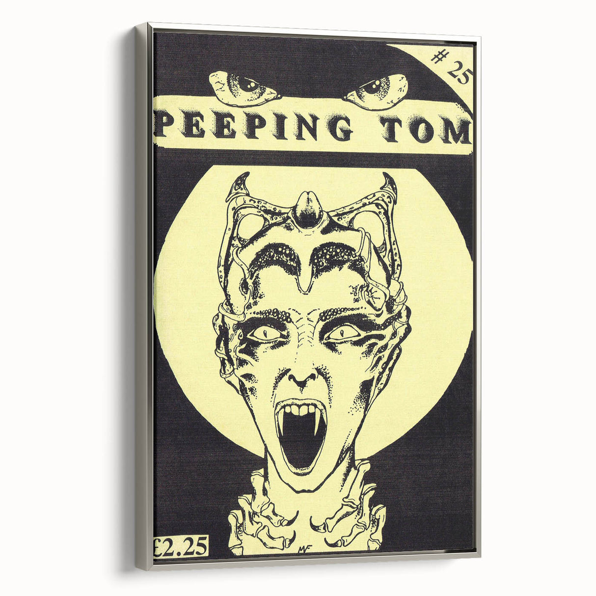 Vintage Magazine Cover Art - Retro Horror Comic Magazine Print