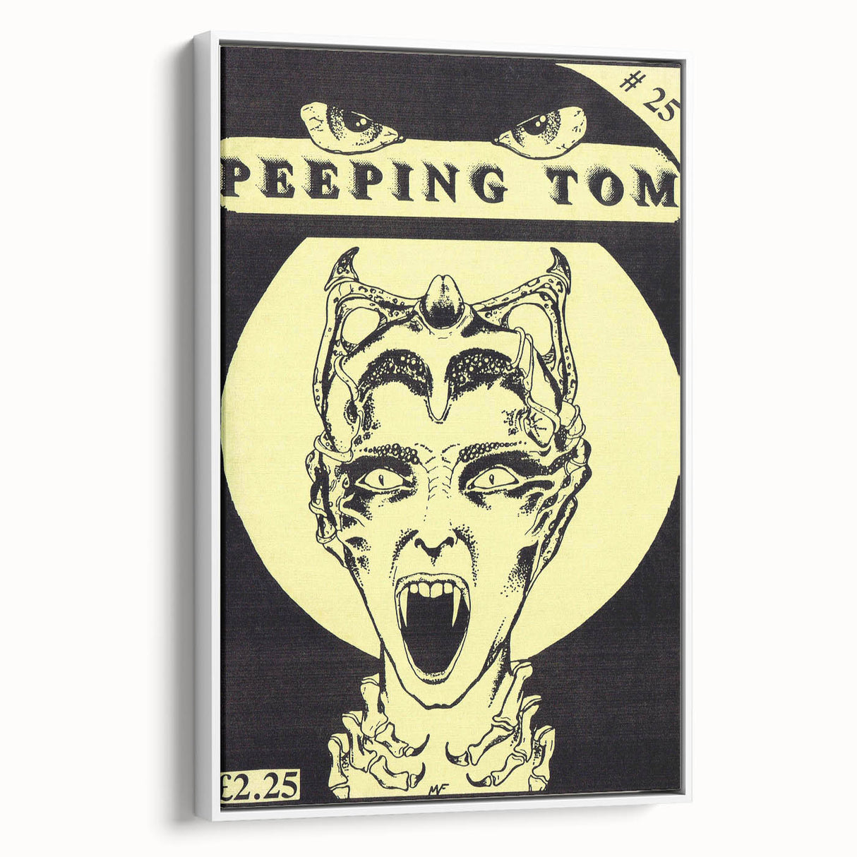 Vintage Magazine Cover Art - Retro Horror Comic Magazine Print