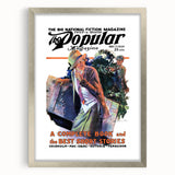 Vintage Magazine Cover Art - Retro Fiction Magazine Print