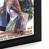 Vintage Magazine Cover Art - Retro Fiction Magazine Print