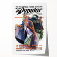 Vintage Magazine Cover Art - Retro Fiction Magazine Print