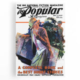 Vintage Magazine Cover Art - Retro Fiction Magazine Print