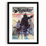 Vintage Magazine Cover Art - Retro Arctic Adventure Magazine Print