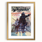 Vintage Magazine Cover Art - Retro Arctic Adventure Magazine Print