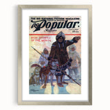 Vintage Magazine Cover Art - Retro Arctic Adventure Magazine Print