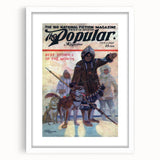 Vintage Magazine Cover Art - Retro Arctic Adventure Magazine Print