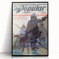 Vintage Magazine Cover Art - Retro Arctic Adventure Magazine Print