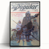 Vintage Magazine Cover Art - Retro Arctic Adventure Magazine Print