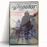 Vintage Magazine Cover Art - Retro Arctic Adventure Magazine Print