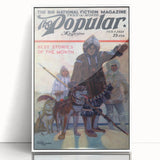 Vintage Magazine Cover Art - Retro Arctic Adventure Magazine Print