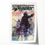 Vintage Magazine Cover Art - Retro Arctic Adventure Magazine Print