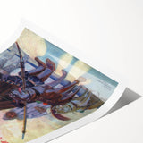 Vintage Magazine Cover Art - Retro Arctic Adventure Magazine Print