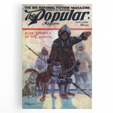 Vintage Magazine Cover Art - Retro Arctic Adventure Magazine Print