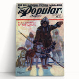 Vintage Magazine Cover Art - Retro Arctic Adventure Magazine Print