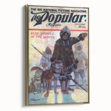 Vintage Magazine Cover Art - Retro Arctic Adventure Magazine Print