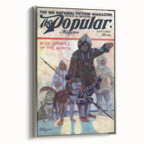 Vintage Magazine Cover Art - Retro Arctic Adventure Magazine Print
