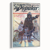 Vintage Magazine Cover Art - Retro Arctic Adventure Magazine Print