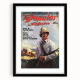 Vintage Magazine Cover Art - Retro Adventure Magazine Print