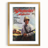 Vintage Magazine Cover Art - Retro Adventure Magazine Print