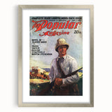 Vintage Magazine Cover Art - Retro Adventure Magazine Print